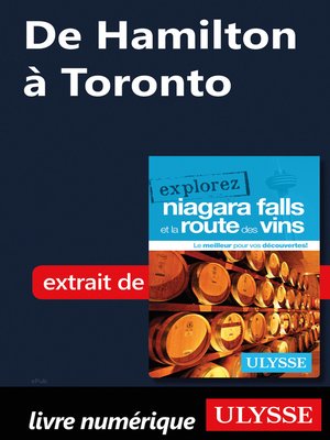 cover image of De Hamilton à Toronto